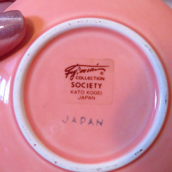 1980's Vintage - Fujimori by Kato Kogei - SOCIETY - 6 Pieces - Tea cup/saucer - Picture 8 of 8